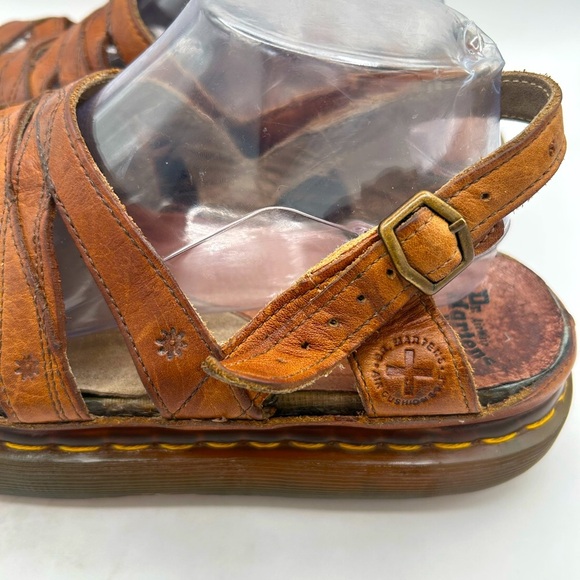 Vintage Dr. Martens Daisy Brown Leather Fisherman Sandals Chunky Women’s SZ 10 - Picture 10 of 17